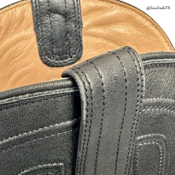 TECOVAS The Carter Mens Black Handmade Full-Quill Ostrich Cowboy Boots - Picture 13 of 14